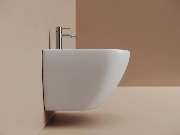 Ceramicanova Биде подвесное Метрополь (Metropol) белый матовый