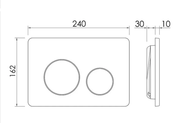 Комплект Подвесной унитаз Ulma Rimless + Система инсталляции Balance кнопка Circle, черный матовый