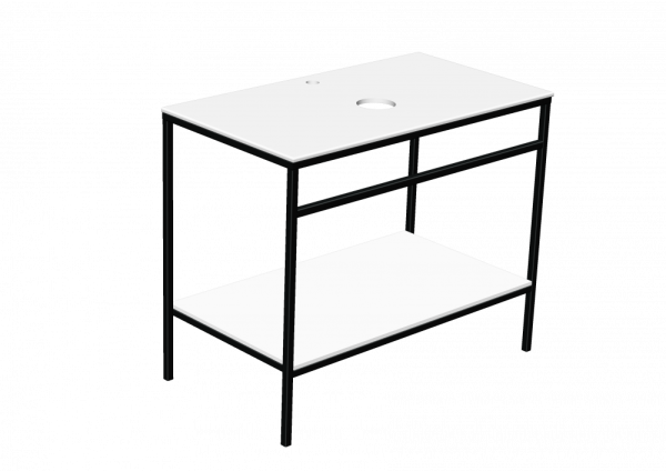 Консоль напольная Radostone Лаура 900*490*730 черный