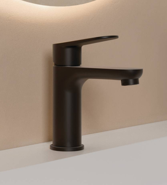 KLUDI X1 Смеситель для раковины, без донного клапа, черный матовый