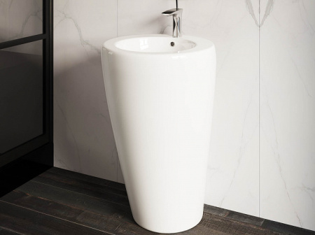 Ceramicanova Умывальник-моноблок, 1 отверстие под смеситель