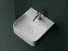 Ceramicanova Умывальник подвесной AURA с 1 отверстием для смесителя, без перелива 435*395*135мм