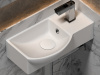 Ceramicanova Умывальник подвесной прямоугольный Element 400*220*120мм, чаша слева