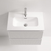 Sancos Тумба подвесная Snob R, два ящика, доводчики скрытого монтажа, 590х390х500, белый