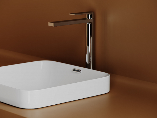 Ceramicanova Умывальник встраиваемая сверху квадратная Element 438x438x172