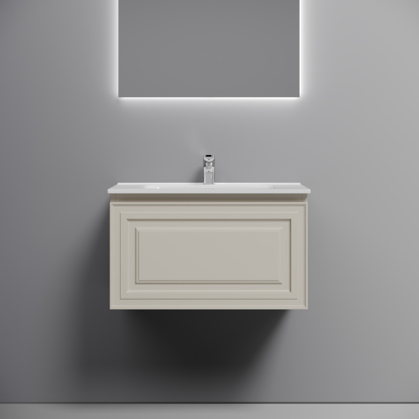 Sancos Тумба подвесная Very, один ящик, доводчики, система пл. закрыв. 690х445х406 бежевый