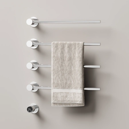 Sancos Полотенцесушитель Linea электрический встраиваемый , хром