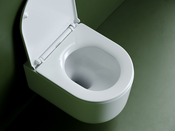 Ceramicanova Унитаз подвесной Ulma Торнадо безободковый, с ультрат. сиденьем с микрол., с кр. скрыт