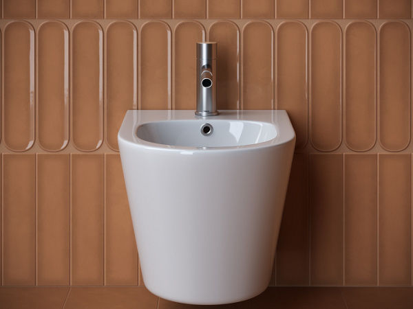 Ceramicanova Биде подвесное Forma, отверстие под смеситель, с крепежом для скрытого монтажа