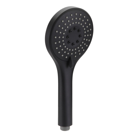 Ручной душ CLEVER UP! URBAN,Ø110, 3 реж., ABS, черный матовый
