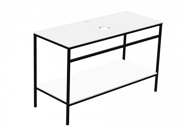 Консоль напольная Radostone Лаура 1200*490*730 черный