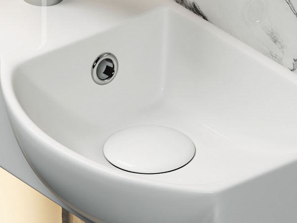 Ceramicanova Умывальник подвесной прямоугольный Element 400*220*120мм, чаша справа