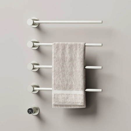 Sancos Полотенцесушитель Linea электрический встраиваемый , брашированный никель