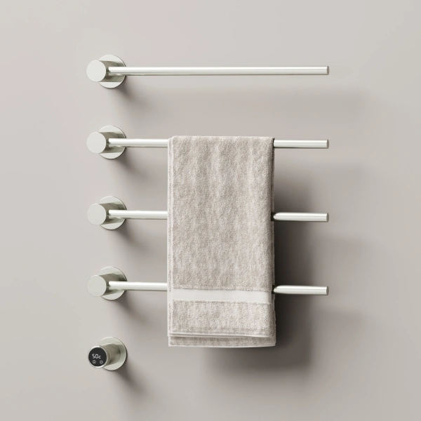 Sancos Полотенцесушитель Linea электрический встраиваемый , брашированный никель