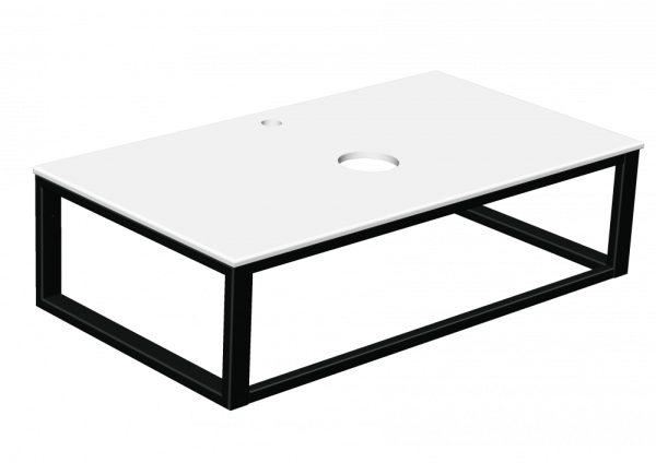 Консоль настенная Radostone Лаура 900*490*230 черный