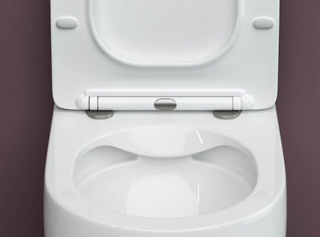 Ceramicanova Унитаз подвесной  Play Rimless, глубокий смыв,с ультра тонким сидением