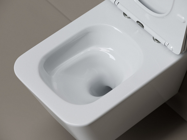 Ceramicanova Унитаз подвесной  Miro 52см, торнадо 3.0 сиденье микролифт крепления белый