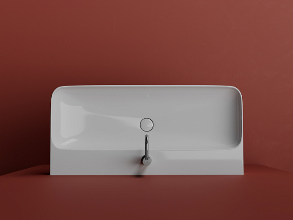 Ceramicanova Умывальник AURA с 1 отверстием для смесителя, без перелива 1020*476*140мм