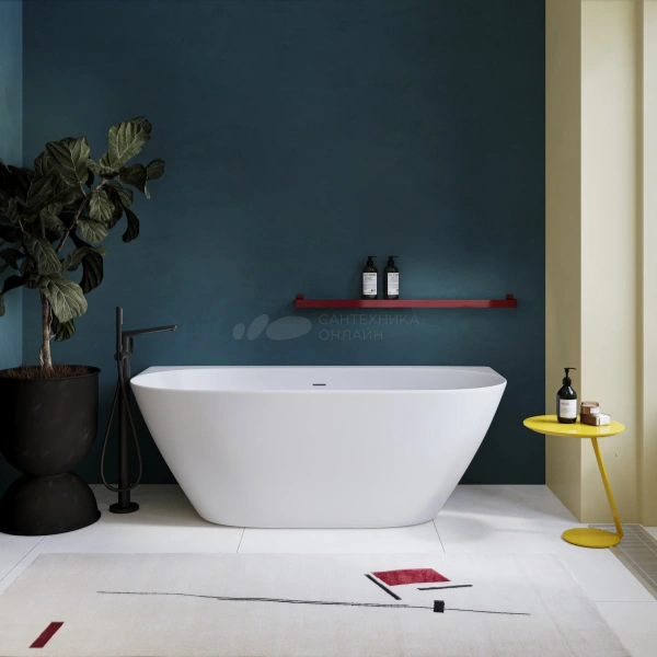 Ванна Kupala OBEREG пристенная 1700x800x610мм белый матовый