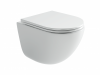 Ceramicanova Унитаз подвесной Vogue Торнадо, с ультратонким сиденьем, микролифт, белый 