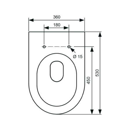 S710001 Унитаз подвесной TECEspring Pro, тонкий стульчак м/л