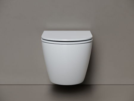 Ceramicanova Унитаз подвесной  Whirl торнадо 3.0 сиденье микролифт крепления белый