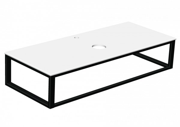 Консоль настенная Radostone Лаура 1200*490*230 черный