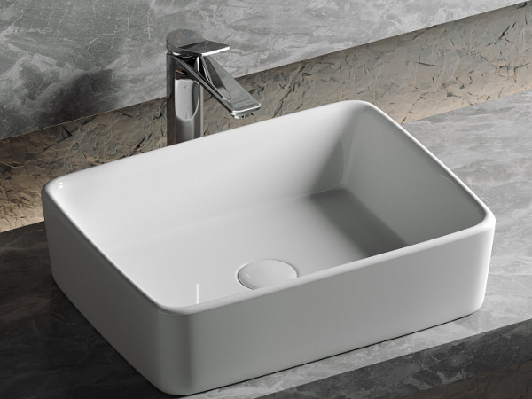 Ceramicanova Умывальник накладной прямоуг Element 480*370*130мм