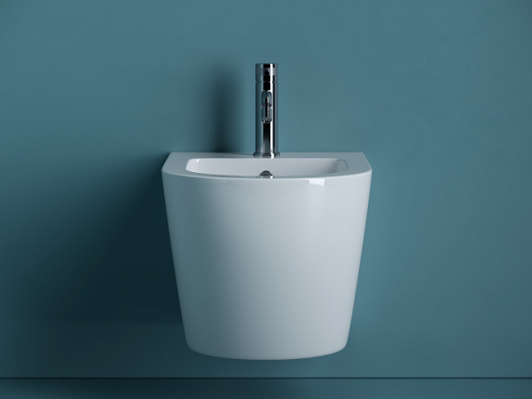 Ceramicanova Биде подвесное Uno,1 отверстие под смеситель, с крепежом